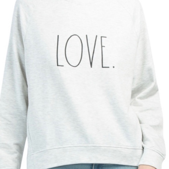Rae Dunn LOVE Long Sleeve Soft Pullover Sweatshirt - Picture 10 of 10
